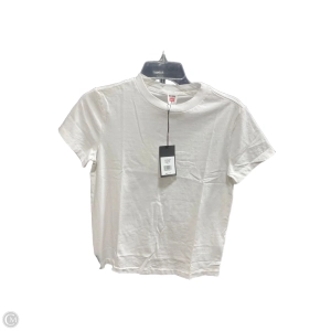 Top Short Sleeve Basic By Clothes Mentor In White, Size: Xs