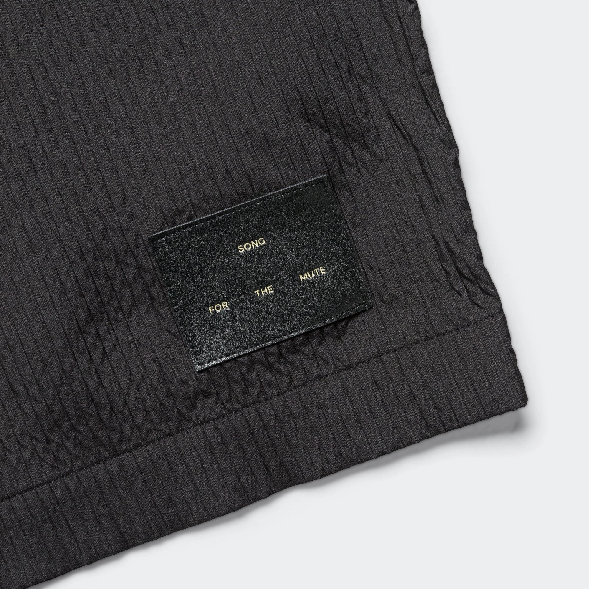 Track Jacket - Black Double Weave Stripe