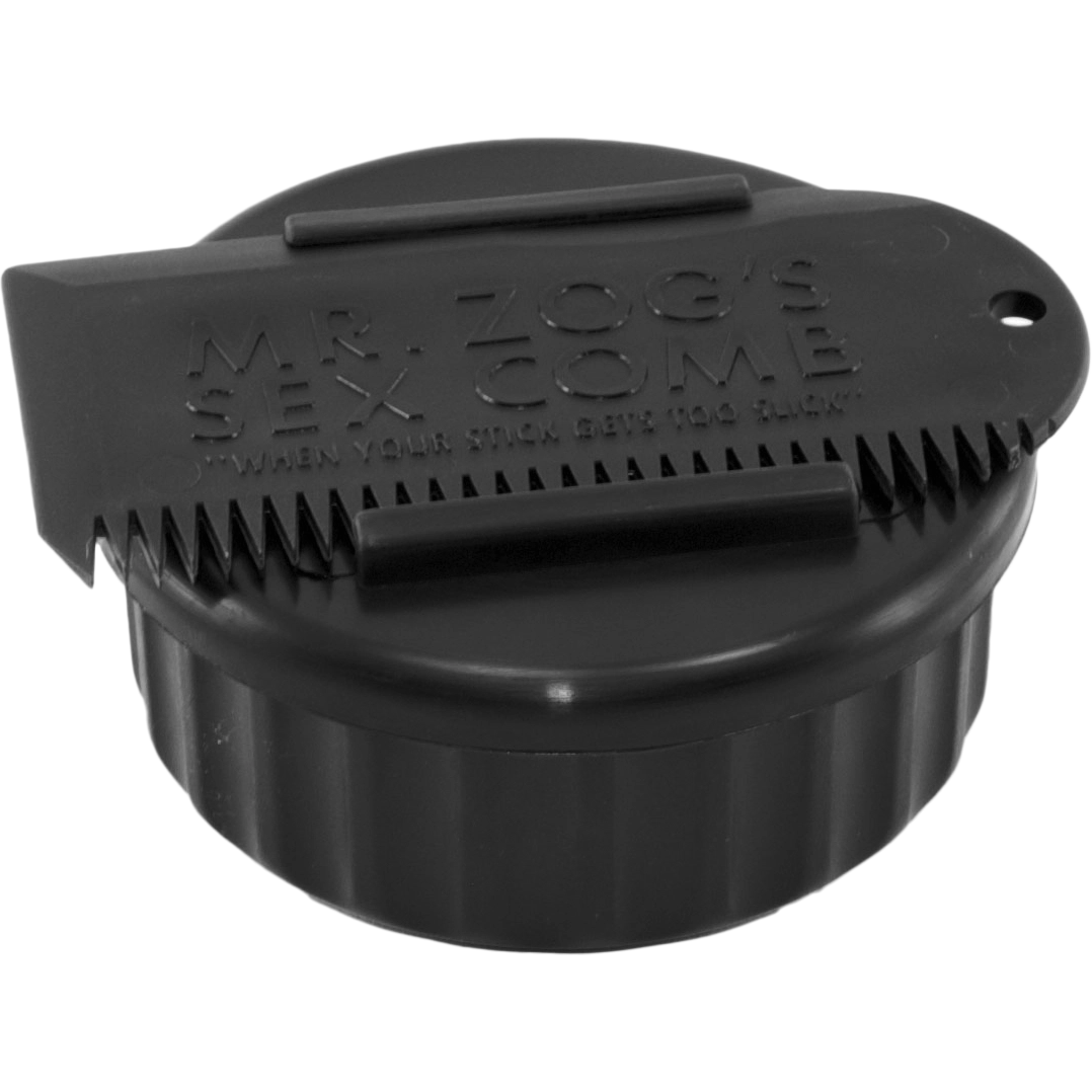 Wax Container with Comb - Black