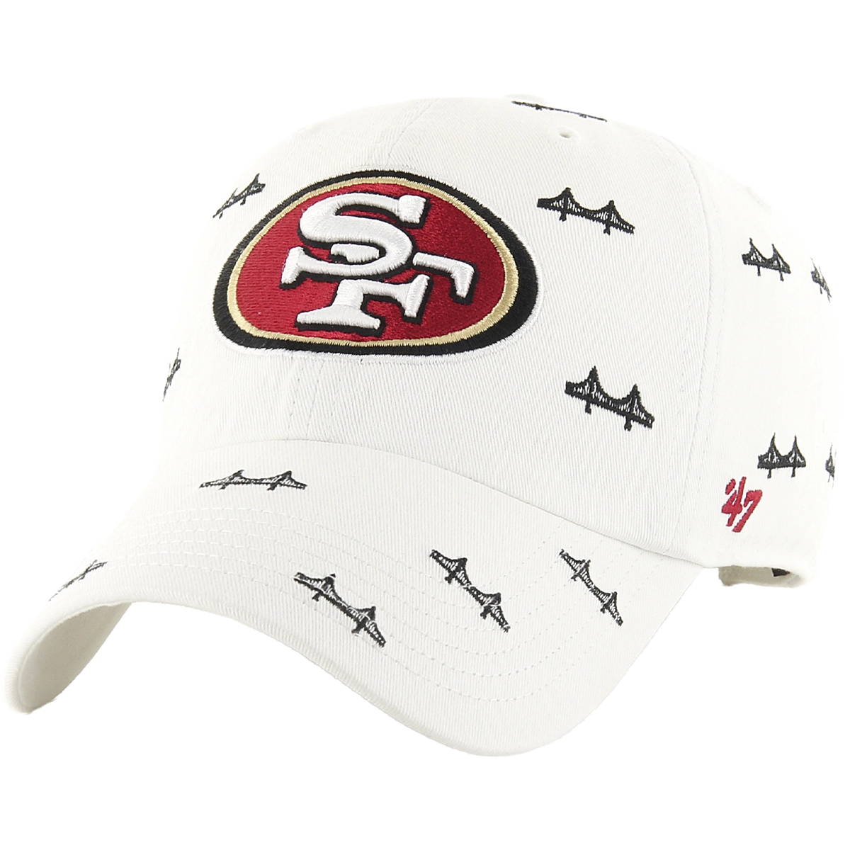 Women's 49ers Confetti 47 Clean Up