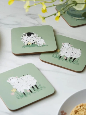 Woolly Sheep Coaster Single