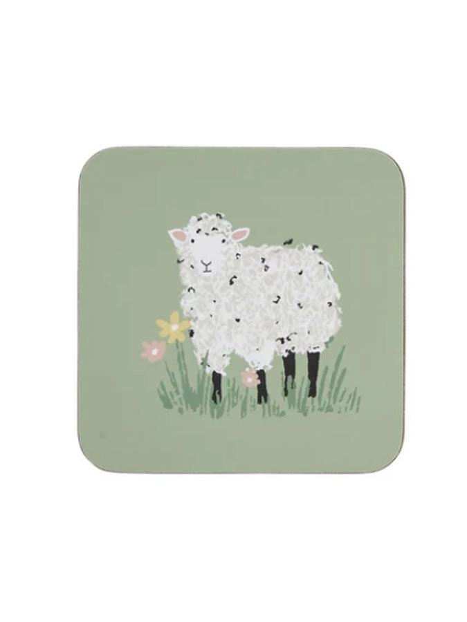 Woolly Sheep Coaster Single